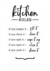 Pelcasa Kitchen Rules - 50x70 cm 