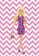 Pelcasa Barbie Zig Zag - 21x30 cm 