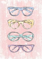 Pelcasa Pink Glasses - 50x70 cm 