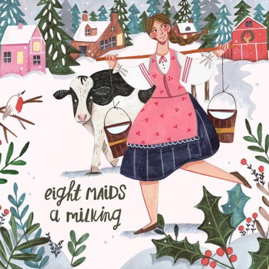 Pelcasa Eight Maids A Milking - 50x70 cm