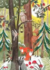 Pelcasa Green Christmas Forest With Animals - 21x30 cm 