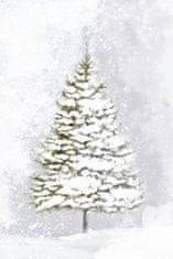 Pelcasa Lone Fir In The Snow - 30x40 cm 