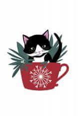 Pelcasa My Cat Coco In A Holiday Mug - 21x30 cm 