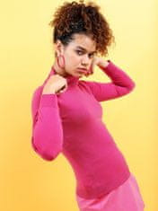 PANTONECLO Ženski pulover z visokim ovratnikom, vijolična, L