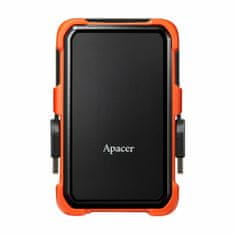 Apacer zunanji disk 1TB AC630 USB 3.1 odporen na udarce črno/oranžen