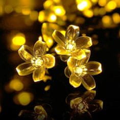 HOME & MARKER® LED luči, LED luči na traku, Lučke v obliki cvetja (Rumena, 3 m) | DAISYGLOW