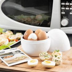 InnovaGoods Microwave Egg Boiler with Recipe Booklet Boilegg InnovaGoods 