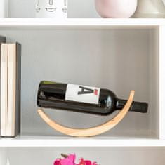 InnovaGoods Floating Wooden Wine Bottle Holder Woolance InnovaGoods 