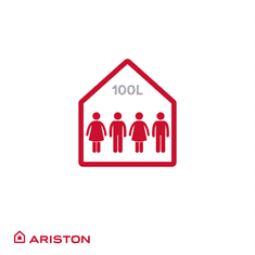 Ariston VLS PRO WIFI 100 EU električni grelnik vode (3100947)