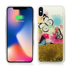 ZIZO Zizo Liquid Glitter Star Case - Ohišje za iPhone X (metulji)