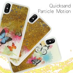 ZIZO Zizo Liquid Glitter Star Case - Ohišje za iPhone X (metulji)