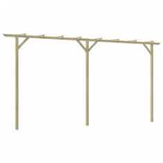 Vidaxl Vrtna pergola 410x40x203 cm lesena