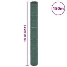 Vidaxl Membrana proti plevelu zelena 1x150 m PP