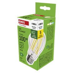 Emos LED žarnica Filament A60 A CLASS / E27 / 7,2 W (100 W) / 1521 lm / nevtralno bela