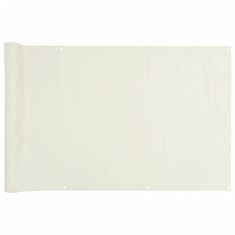 Vidaxl Balkonsko platno za zasebnost belo 600x120 cm PVC