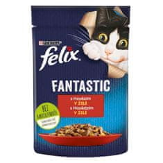 Felix Fantastic vrečka 85g z govedino v želeju