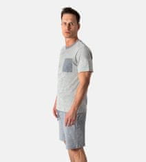 PANTONECLO Moška kratka pižama iz bombaža - udobna oblačila za spanje, XL