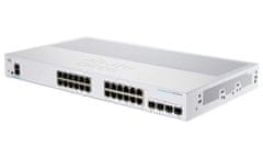 Cisco CBS250-24T-4G-EU 24-portno pametno stikalo GE, 24x GbE RJ-45, 4x 1G SFP