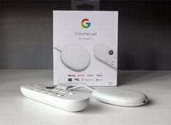 Google Chromecast 4k z TV, bel