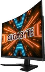 Gigabyte G32QC A 31,5'' Gaming QHD ukrivljen monitor, 2560 x 1440, 1ms, 165Hz, HDR400, USB 3.0