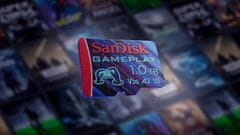 SanDisk GamePlay microSDXC UHS-I Card, 512GB Gaming microSDXC, 190MB/s, 130MB/s W, UHS-I, V30, U3, C10, RPD1, 