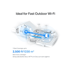 TP-Link Deco X50-Outdoor (1 pack) zunanji Mesh AX3000 Dual-Band Wi-Fi 6 sistem