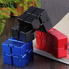 CAB Toys Infinity Cube Antistresna kovinska kocka - rdeča