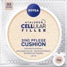 Nivea Nivea - Hyaluron CELLular Filler 3in1 Care Cushion Makeup SPF15 - Slightly covering makeup in sponge 15 g 