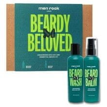 Men Rock Men-Rock - Sicilian Lime Beard Duo Kit - Dárková sada péče o vousy 