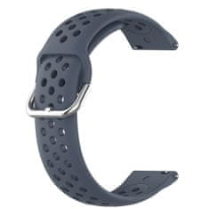 BStrap Silicone Dots pašček za Garmin Vivoactive 5, dark gray