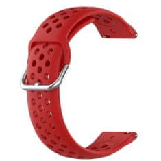 BStrap Silicone Dots pašček za Garmin Vivoactive 5, red