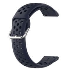 BStrap Silicone Dots pašček za Garmin Vivoactive 5, navy blue