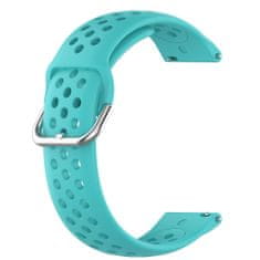 BStrap Silicone Dots pašček za Garmin Vivoactive 5, teal