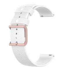 BStrap Silicone Rain pašček za Garmin Vivoactive 5, white