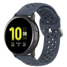 BStrap Silicone Dots pašček za Garmin Vivoactive 5, dark gray