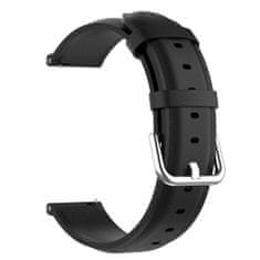 BStrap Leather Lux pašček za Garmin Vivoactive 5, black