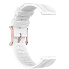 BStrap Silicone Rain pašček za Garmin Vivoactive 5, white