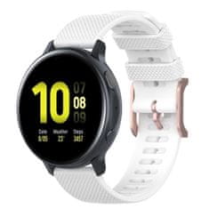 BStrap Silicone Rain pašček za Garmin Vivoactive 5, white