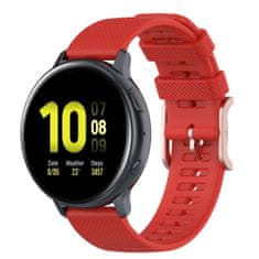 BStrap Silicone Rain pašček za Garmin Vivoactive 5, red