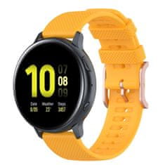 BStrap Silicone Rain pašček za Garmin Vivoactive 5, yellow