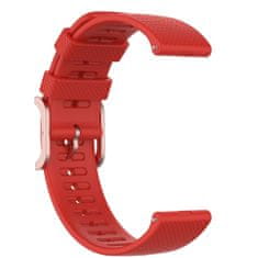 BStrap Silicone Rain pašček za Garmin Vivoactive 5, red