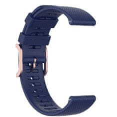 BStrap Silicone Rain pašček za Garmin Vivoactive 5, dark blue