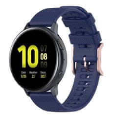 BStrap Silicone Rain pašček za Garmin Vivoactive 5, dark blue