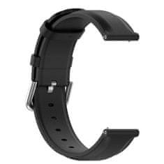 BStrap Leather Lux pašček za Garmin Vivoactive 5, black