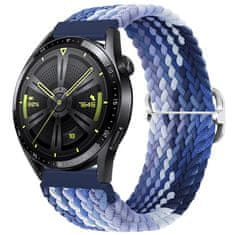 BStrap Elastic Nylon pašček za Garmin Vivoactive 5, blueberry