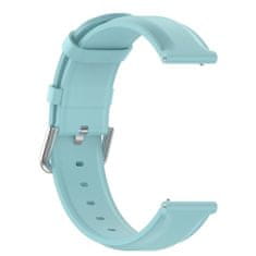 BStrap Leather Lux pašček za Garmin Vivoactive 5, teal