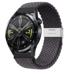 BStrap Elastic Nylon 2 pašček za Garmin Vivoactive 5, space ash