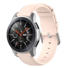 BStrap Leather Lux pašček za Garmin Vivoactive 5, sand pink