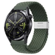 BStrap Elastic Nylon 2 pašček za Garmin Vivoactive 5, olive green