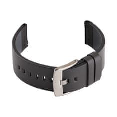 BStrap Fine Leather pašček za Garmin Vivoactive 5, black